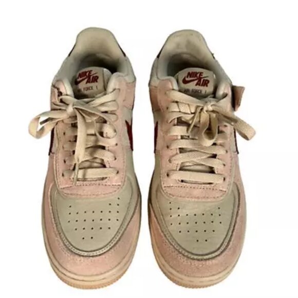 Nike Womens Air Force 1 Shadow Running Shoes Multicolor DZ4705-200 Leather 7M - Picture 6 of 12